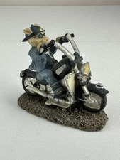 Biker Pig Figurine on Motorcycle – Young’s Inc. – Funny Hog Rider Decor
