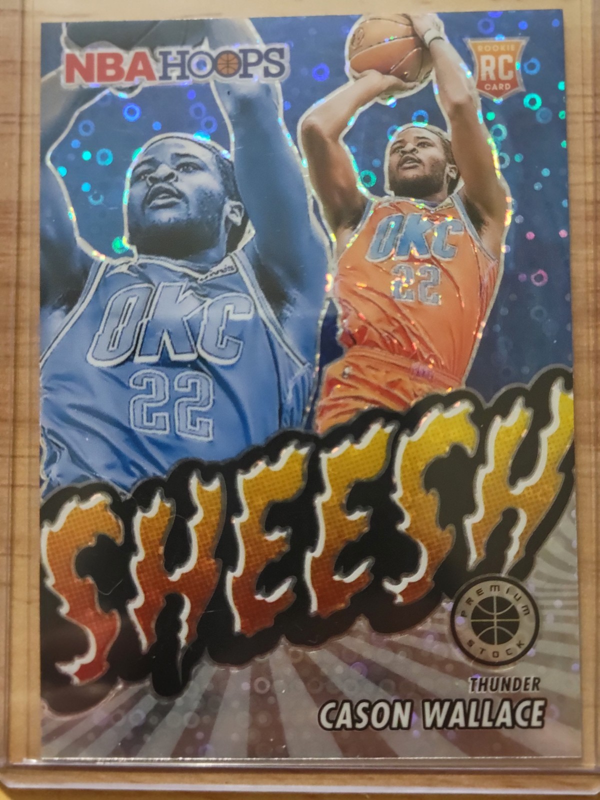 2023-24 Hoops Premium Stock Cason Wallace Sheesh Disco