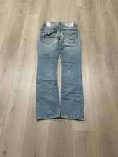 Women’s True Religion Straight Jeans With Flaps Size 28 (fits 30x34)