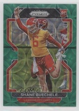 2021 Panini Prizm Rookie Green Scope Prizm 64/75 Shane Buechele #396 5u3