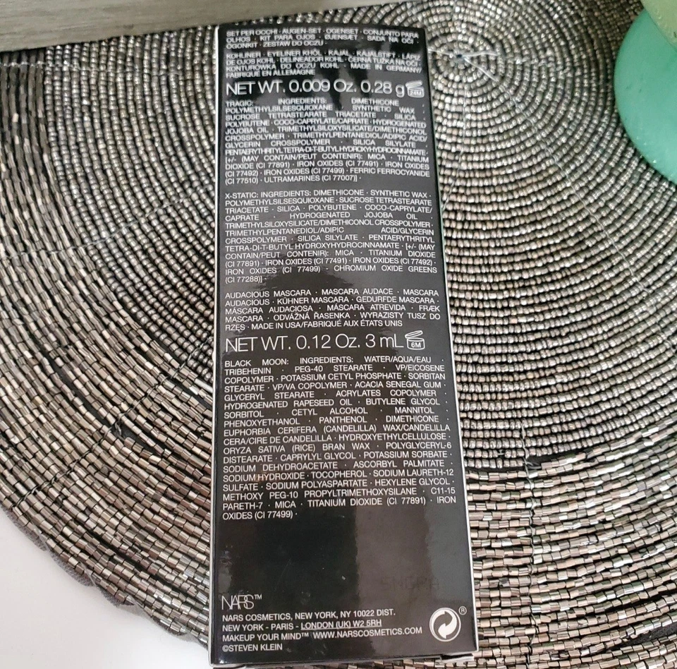 Nars Steven Klein Tearjerker Eye Set NIB, TRAGIC, X-STATIC, BLACK MOON Eyeliner  - Image 4 of 4