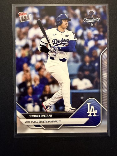 2025 Topps Now SHOHEI OHTANI WS-1 World Series Dodgers