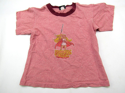 VTG Princess of Power Ringer T-Shirt Youth Medium Changes Retro Kids Girl