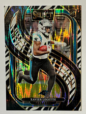 2024 Select Football Xavier Legette Zebra Shock Premier Level Prizm 101 SSP