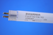 1 Pc Sylvania F18.5 T5 RS 12W Fluorescent Tube Lamp Bulb Cool White Bi-Pin