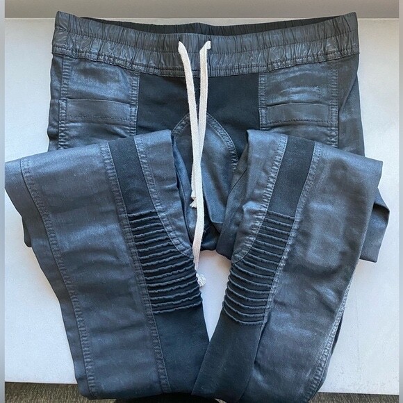 【関税&送料込】Rick Owens Denim Leggings New Rick Owens Waxed Denim Drkshdw Leggings Pants Stretch