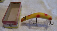 VINTAGE LAZY IKE-3 LURE 4/6/22  BOX-INSERT  3"  KL-35  YS
