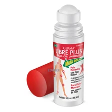 UBRE PLUS Roll On 3oz Pain Relief Therapy in a Bottle w/ Chile Extract Capsaicin