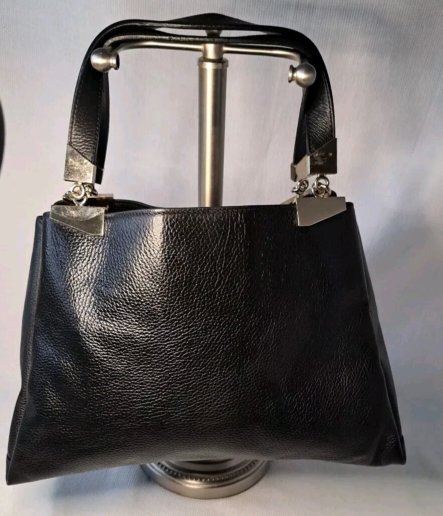 Borsa borsa Versace Collection in pelle nera