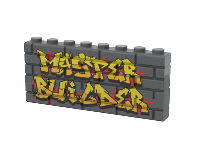 Individueller UV-Druck auf LEGO Steinen - Graffiti Master Builder DBG