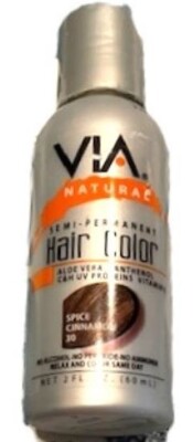 Via Natural 2oz Semi Perm Hair Color #030 Spice Cinnamon
