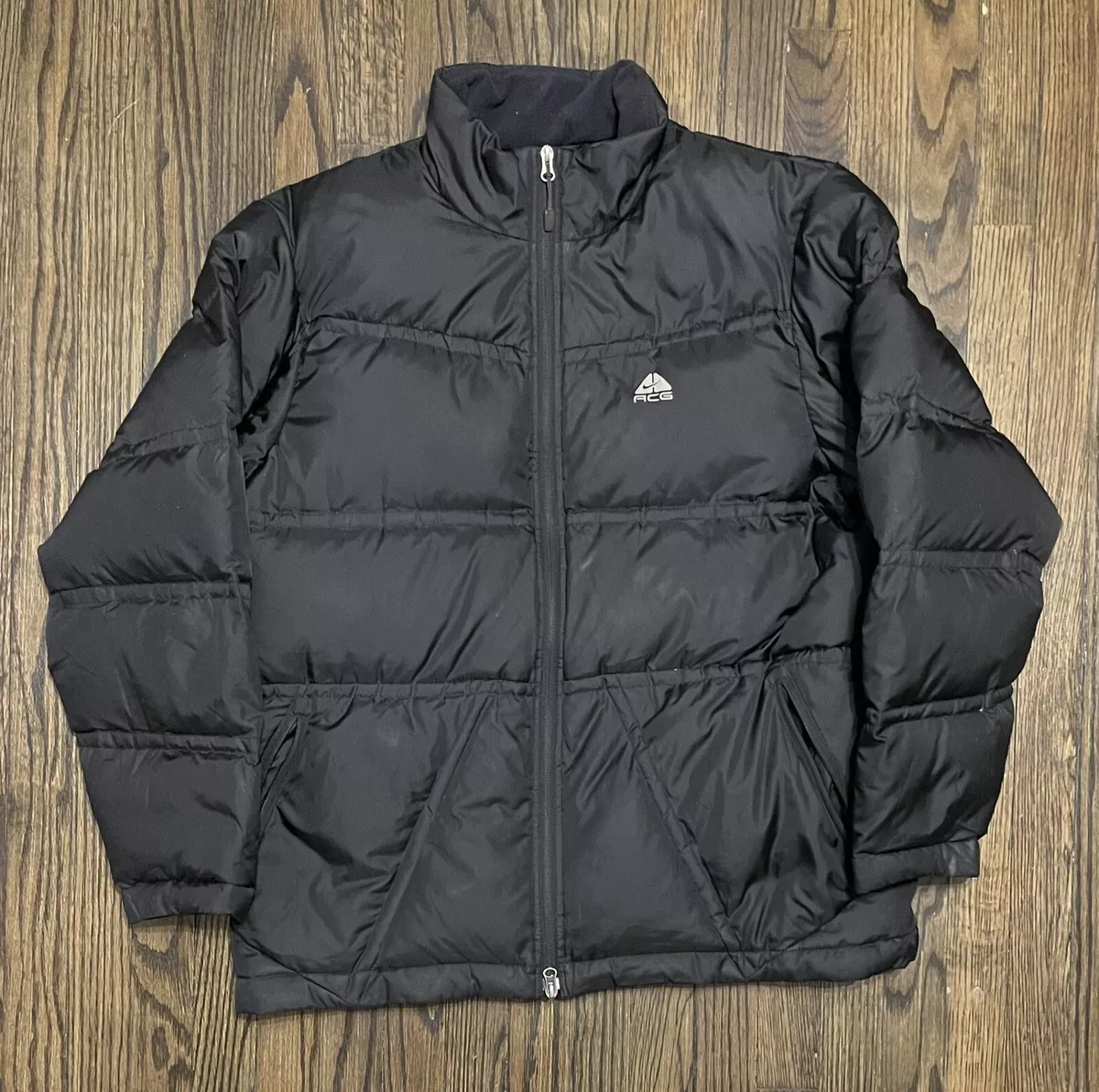 vintage NIKE ACG black down jacket