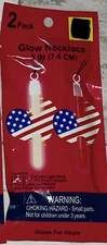 Old East Main Patriotic Glow Necklaces - 5 Packs (2 Per Pack) 10 Total - NEW