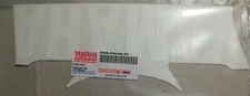 Genuine White Yamaha Sticker