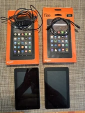 2-Amazon Fire 7 Tablet With Alexa 16 GB 7" Display Quad Core 5th Generation