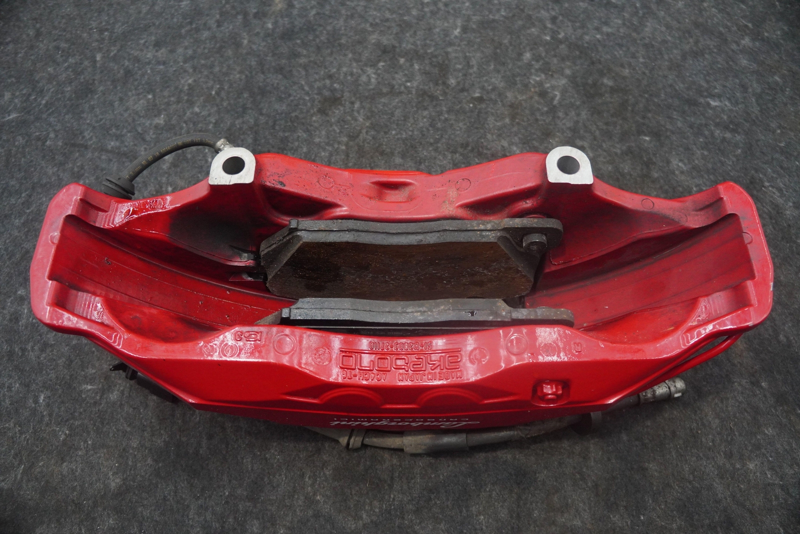 Front Right Brake Caliper Carbon Ceramic Red 4M0615106ET Lamborghini Urus 2019