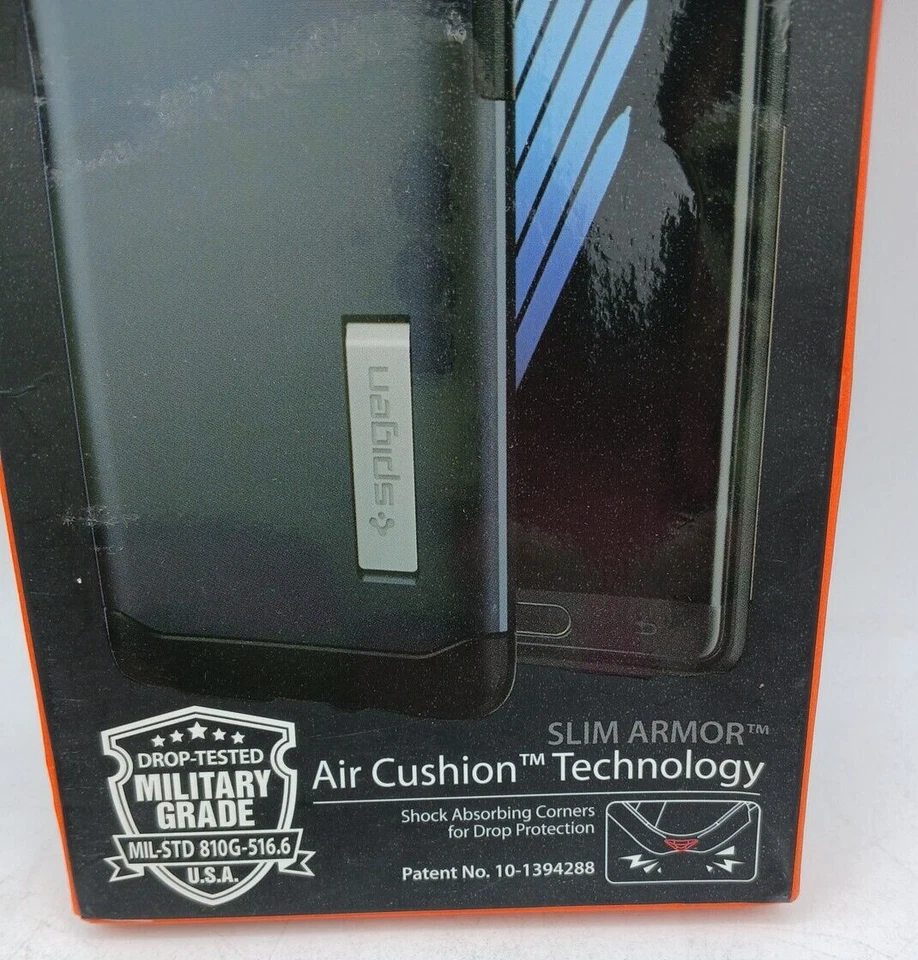 Spigen Samsung Galaxy Note 7 Case Metal Slate Slim Armor With Kickstand. PC500 - Image 3 of 4