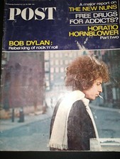 SATURDAY EVENING POST MAGAZINE JULY 30 1966 BOB DYLAN REBEL KING ROCK FREE DRUGS