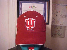 Indiana Hoosiers Flex Fit OSFA Drew Pearson Marketing Cap NWT Free Shipping Red