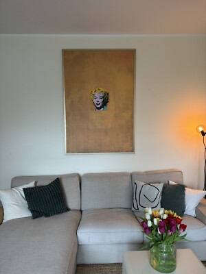 Andy Warhol, Gold Marilyn, 1962 MOMA 1999, selten 105 X 140cm