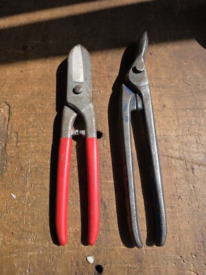 2x Blechschere Kennedy 8'' gerader Schnitt & Fedco gekröpfter Griff