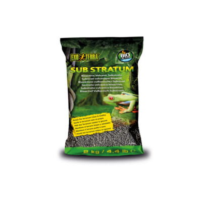 Exo Terra - 2Kg - Bioaktives vulk.Substrat - Stimuliert das Pflanzenwachstum