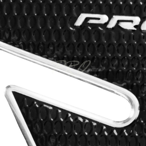 X2 4.75ABS 5mm 3D Emblem Decal Logo+Letter Fairing Sticker Yamaha Chrome/Black - Foto 2