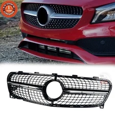 For  X156 GLA 2018 2019 2020 Front Bumper Diamond Grille
