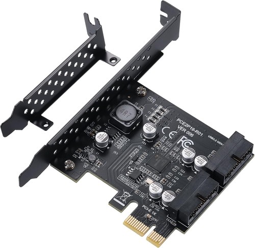 2 Port USB 3.2 PCIe Expansion for Reliable Power Supply on Multiple Windows - Photo 3/9