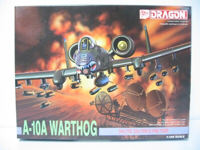 Dragon 4548 A-10A ThunderboltWarthog,TFW Flying Tiger Flugzeug Bausatz 1:144 NEU