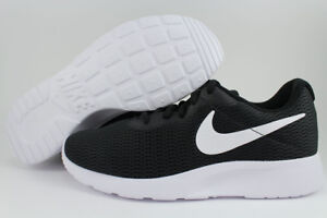 nike tanjun womens black white