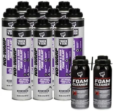 Touch N Seal No-Warp Window and Door Insulating Polyurethane Gun Foam Spray Kit