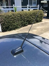 16" Black Antenna Mast Power Rod Radio AM/FM for FORD FIESTA 2011-2019 Brand New