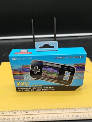 MY ARCADE 220 RETRO GAMES PORTABLE GAMING SYSTEM GAMER V CLASSIC NEW