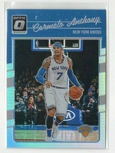2016/17 PANINI DONRUSS OPTIC CARMELO ANTHONY SILVER HOLO PRIZM