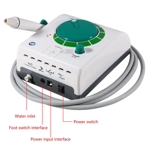 Dental Entkalker Ultraschall Piezo Scaler Handstück Zahnreinigungsmaschine +5 Spitzen - Bild 9 von 17