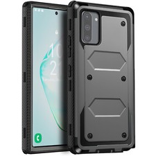 For Samsung Galaxy Note10 Plus/Note10 Shockproof Case Heavy Duty Cover Gray 