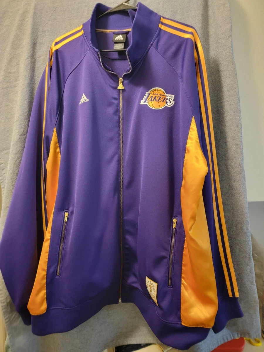 Adidas Los Angeles Lakers Jacket Anniversary Edition Size XXL