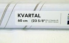IKEA KVARTAL Top and Bottom Rail 23 5/8 " Aluminum Color 300.793.70 NEW