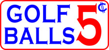 Vintage GOLF BALLS Metal Sign NEW 6x12