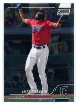 2022 Topps Stadium Club Chrome Amed Rosario Cleveland Guardians #243