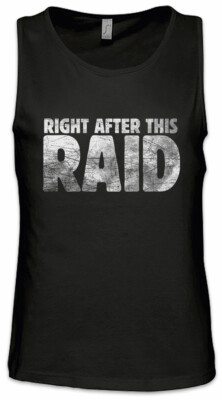 Right After This Raid Herren Tank Top Gamer Dark Games Gaming RPG Roleplay