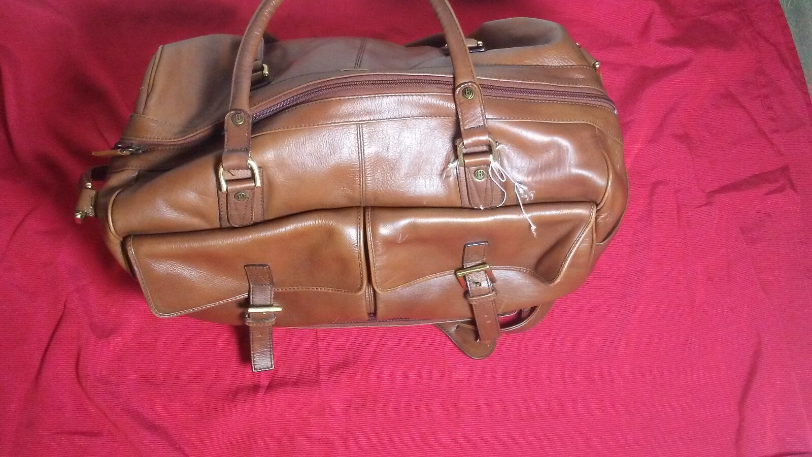 Hidesign Brown Leather Overnight Travel Weekend Holi… Gem