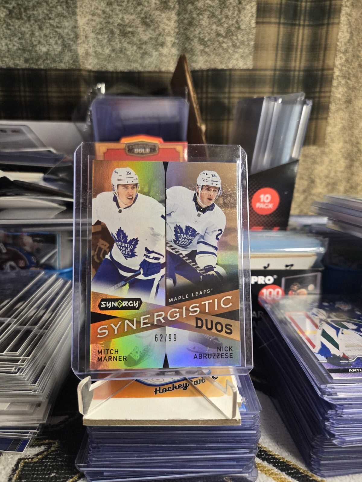 2022-23 Upper Deck  Synergistic Duos Mitch Marner Nick Abruzzese /99 