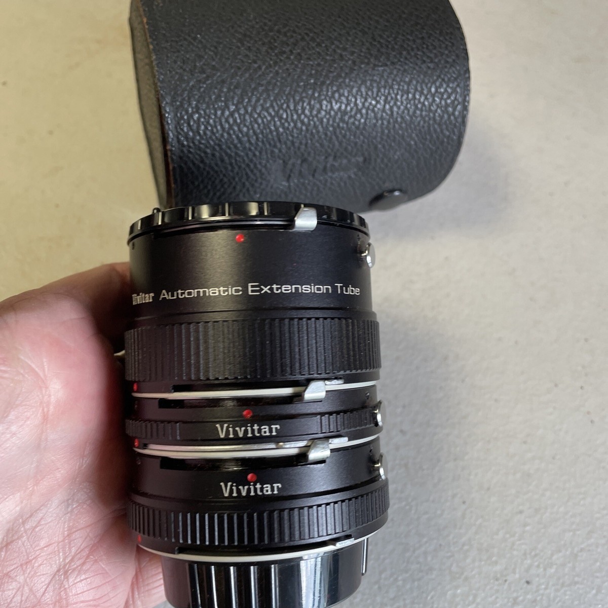 Vivitar Automatic Extension Tube AT-5 36mm 20mm 12mm for Minolta