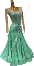 jz Handmade Dance Dress/Ballroom dance dress smooth Waltz Tango Foxtrot