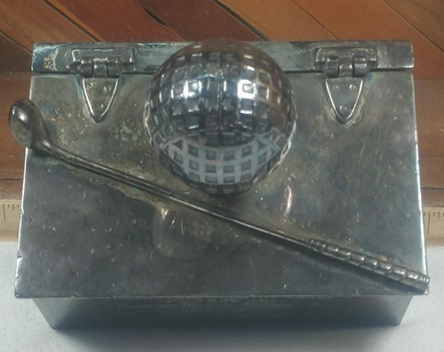 Rare Beechmont Country Club 1932 Silver Plate GOLF Trophy Box - Derby S.P. Co. - Picture 12 of 12