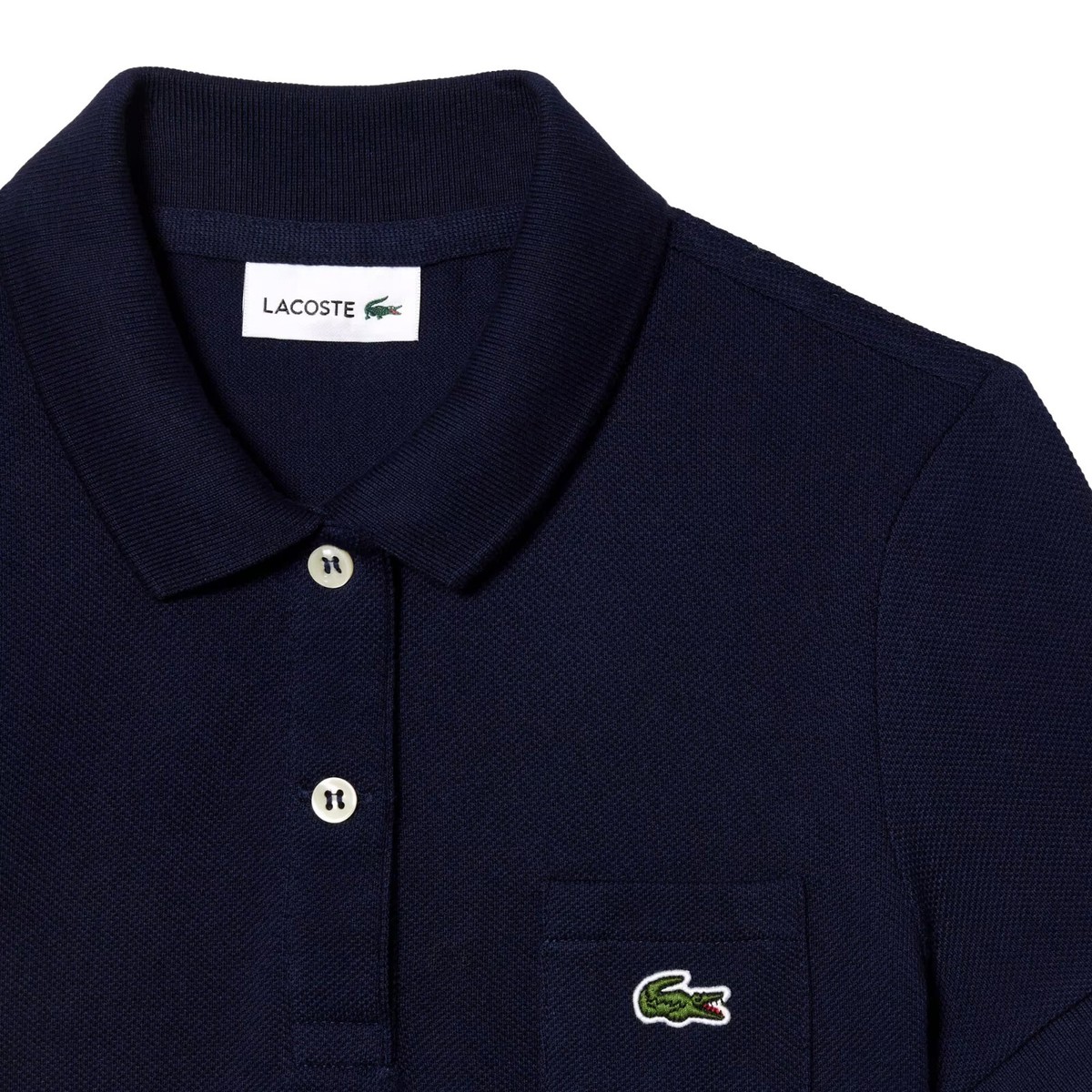 LACOSTE polo shirt navy y2k 海外ガール Mainimage.jpg