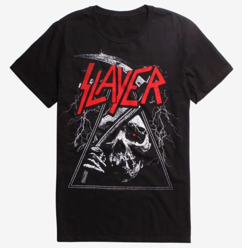Slayer TRIANGLE REAPER T-Shirt Heavy Metal Band NEW Licensed & Official  - Picture 1 of 1