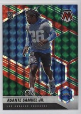 2021 Panini Mosaic Rookies Choice Red & Green Prizm Asante Samuel Jr #348 0br2
